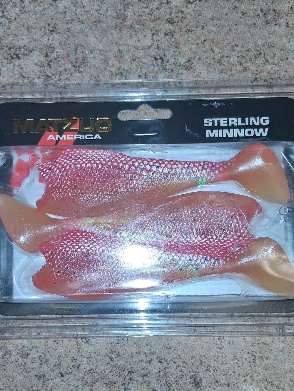 Matzuo America Sterling Minnow Lure - Red/Gold